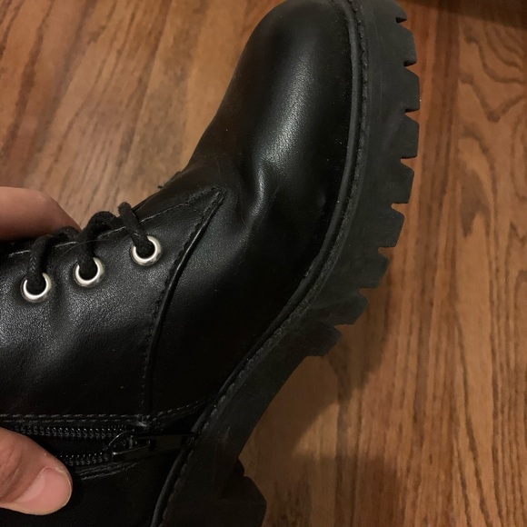 Steve Madden officer combat ankle lace up boots - Picture 5 of 6
